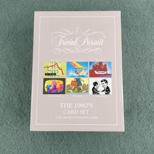 Vintage Trivial Pursuit The 1980's Card Set For Use With Master Game